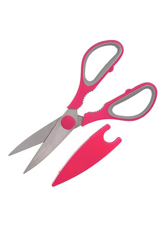 Vegetables Scissors With Plastic Hand Pink - Image 2