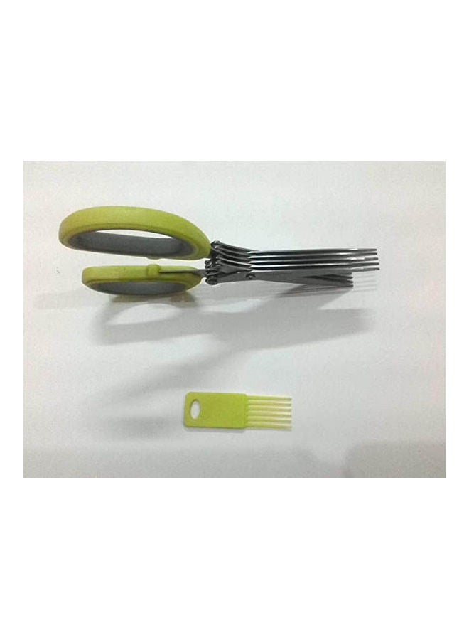 Vegetables Scissor With Five Blades Green  - Image 2