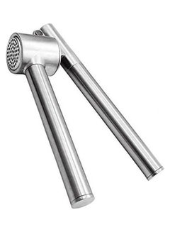 Generic Stainless Steel Garlic Press Garlic Mincer Silver 
