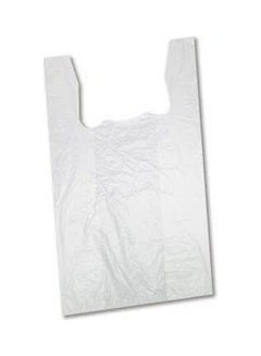 White Bags Medium 50 Bags - 50 Pieces White