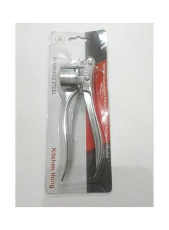 Generic Stainless Steel Garlic Press Silver 