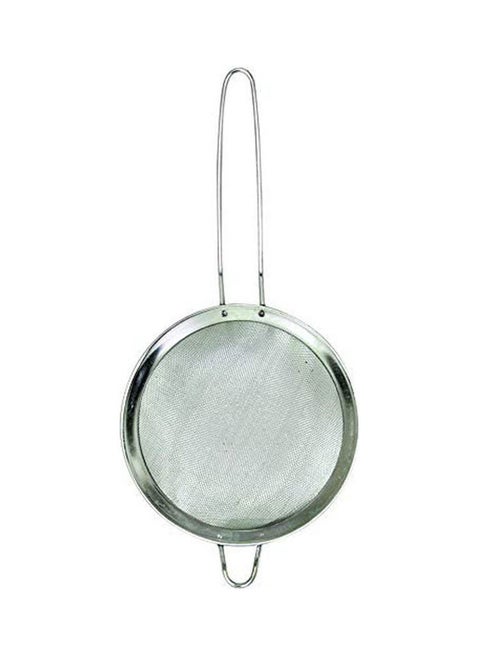Tea Strainer 4 Piece Set With Handle Silver