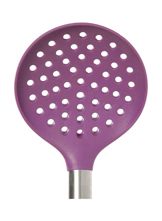 Generic - Silicone Skimmer With Stainless Steel Handle Purple - Image 1