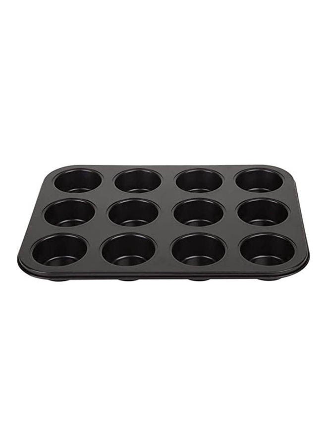 Wuyi 12-Cup Muffin Pan Black