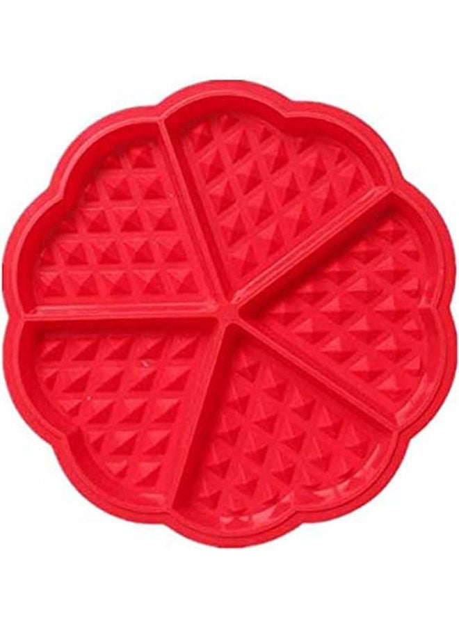Waffle Cake Mould Red - Image 1