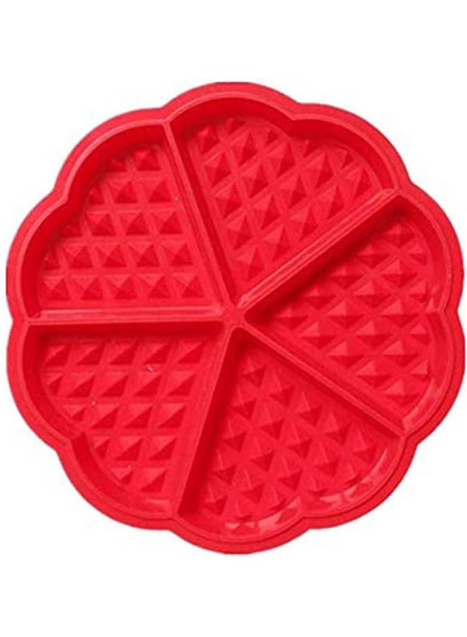Waffle Cake Mould Red - Image 1