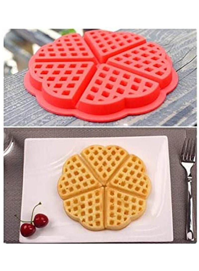 Waffle Cake Mould Red - Image 2