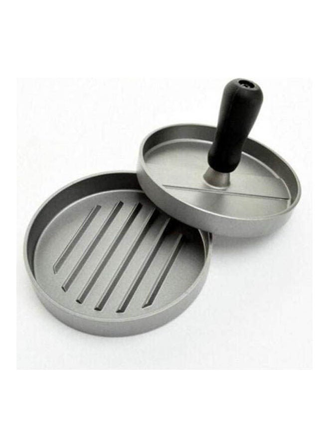 Stainless Steel Piston For Burgers Silver 