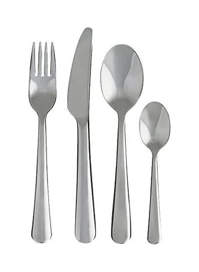 24 Piece Cutlery Set Silver 
