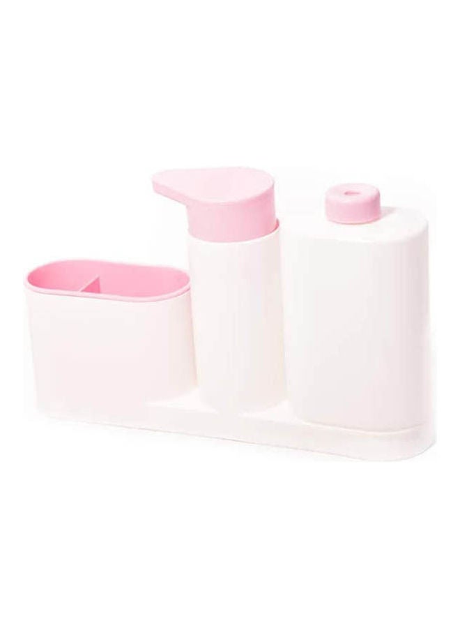 Sink Base Plus 3 Pcs Tidy Set Pink