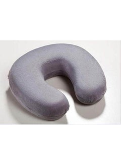Memory Foam Neck Rest Travel Pillow, U Shaped Pillow Memory Foam Grey