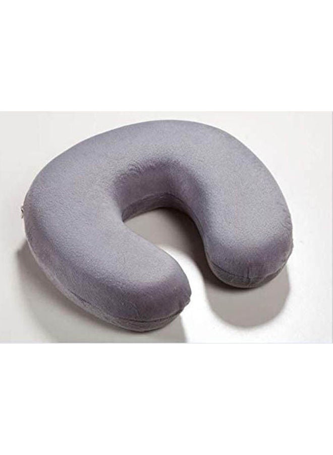 Generic - Memory Foam Neck Rest Travel Pillow, U Shaped Pillow Memory Foam Grey - Image 1