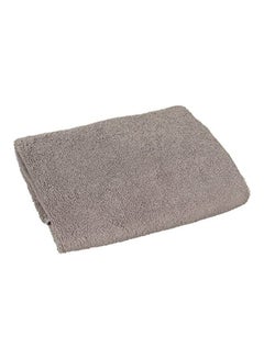 Generic Cotton Solid Washcloth 100X50 Cm Grey 100x50cm  - Image 1