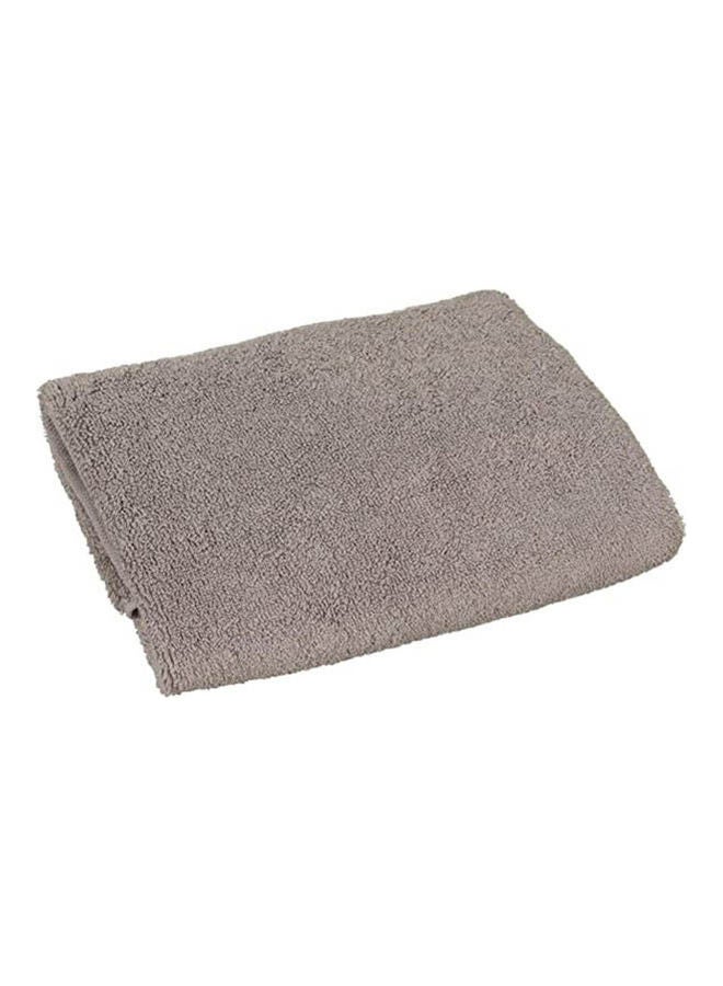 Cotton Solid Washcloth 100X50 Cm Grey 100x50cm