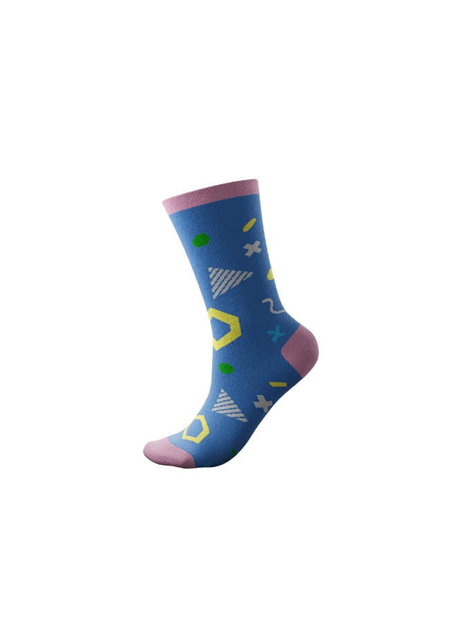 MOODY SOCKS Casual We Heart Series Socks Dark Turquoise/Multicolour  - Image 3