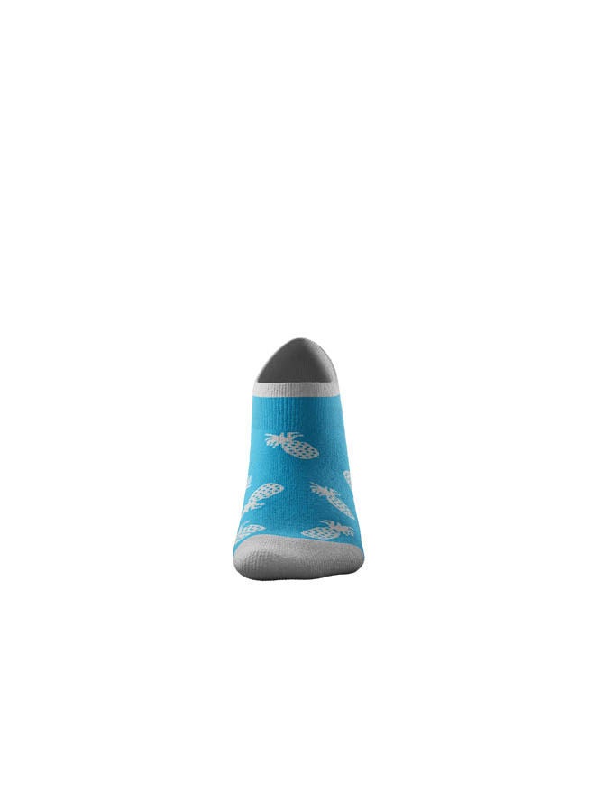 MOODY SOCKS Casual Ultra Low Socks Dark Turquoise/White  - Image 1