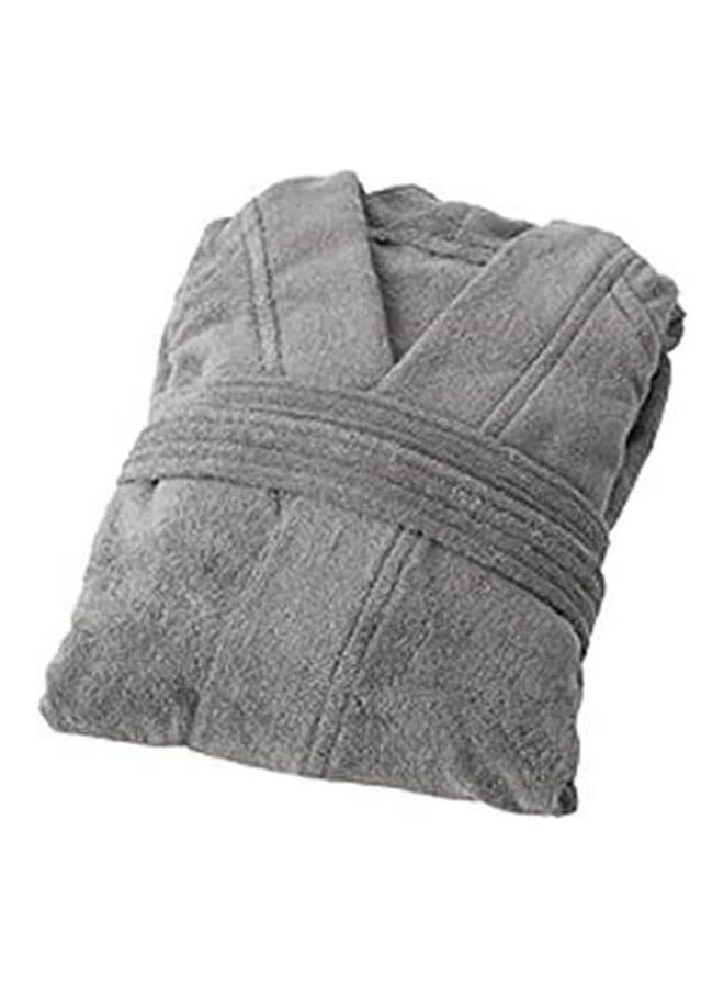 Bath Robe Grey - Image 2