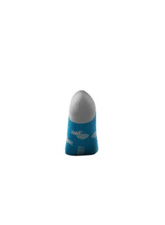 MOODY SOCKS Casual Ultra Low Socks Dark Turquoise/White  - Image 2