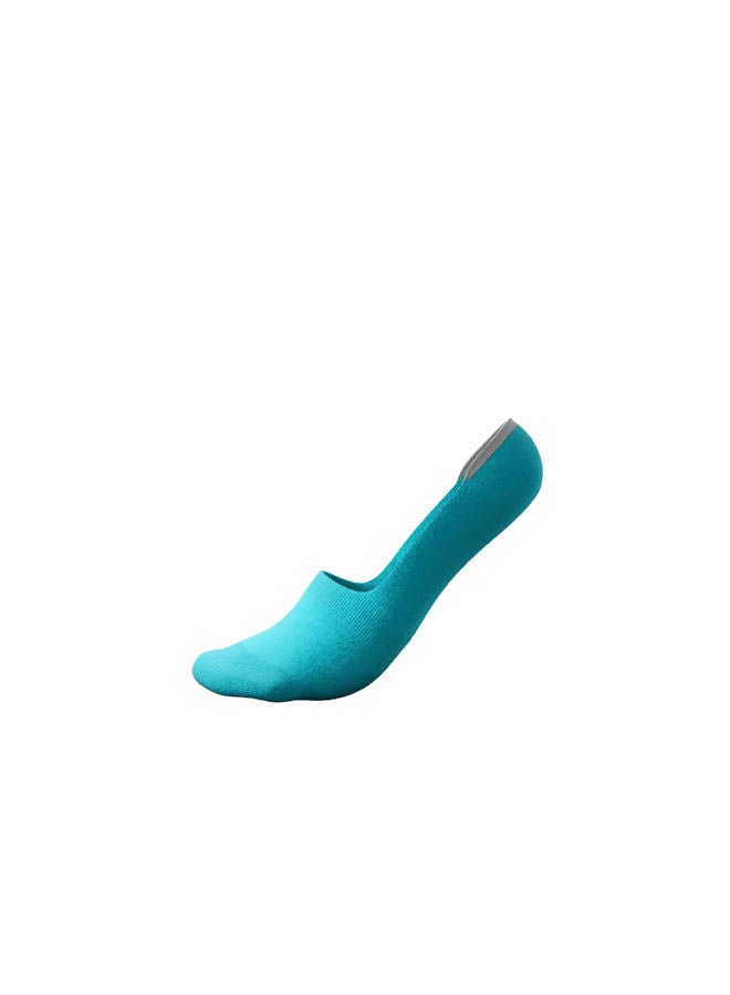 MOODY SOCKS - Casual Loafer Liners Socks Turquoise - Image 1