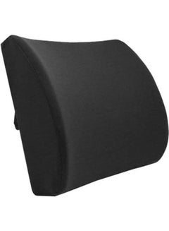 Multi Use Lumbar Support Pillow polyester Black