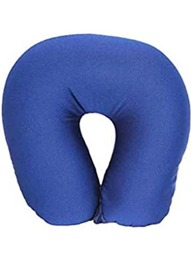 Micro Beads Neck Pillows microfiber Blue