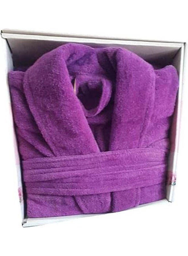 Single Bath Robe Mauve 140x70cm