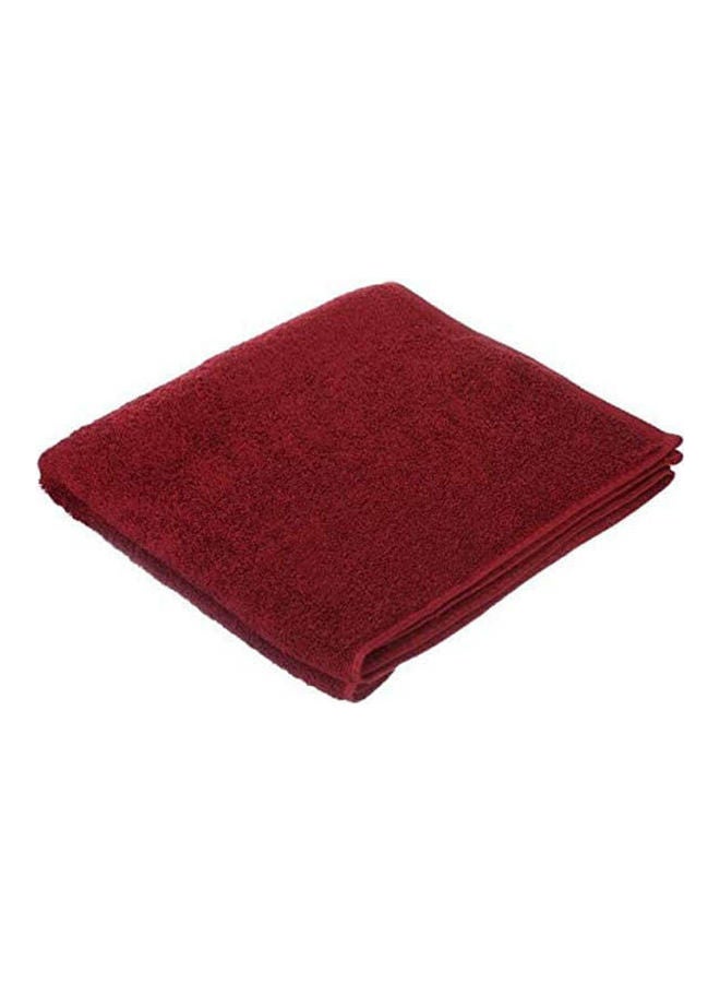 Bath Sheet Dark Red 140x70cm
