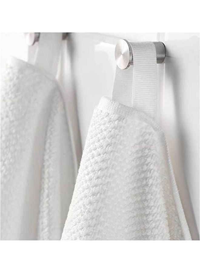 Solid Pattern Bath Sheets White - Image 2
