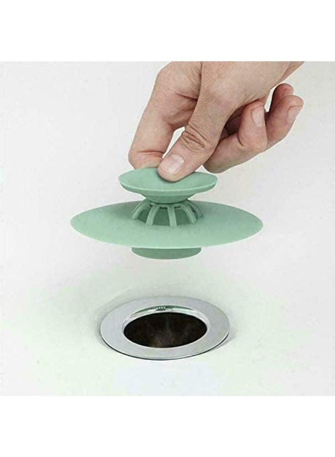 Generic Bathroom Drain Hair Catcher Bath Stopper Plug Sink Strainer Filter Shower Covers Blue  - Image 2