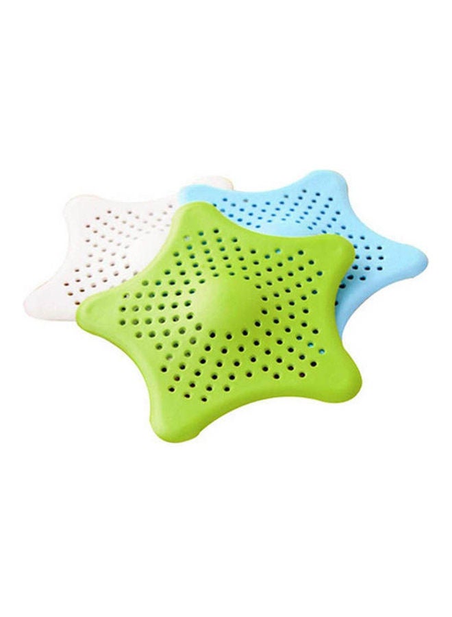 3Pcs Silicone Sink Drain Filter Bathtub Hair Catcher Stopper Trapper Hole Strainer Multicolour  - Image 1