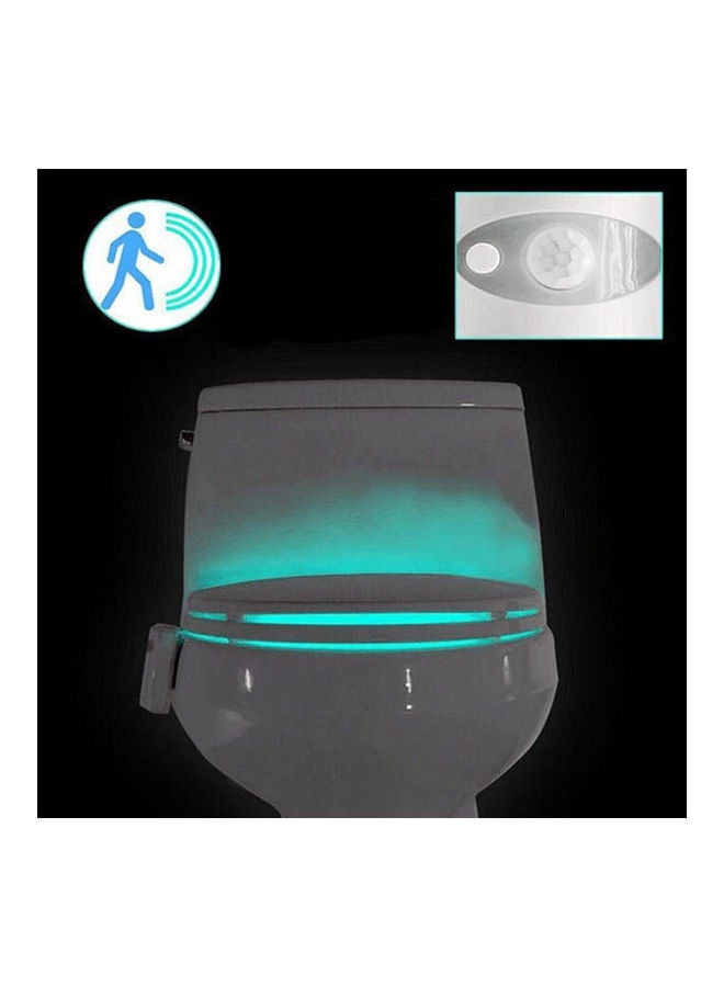 Toilet Night Light, 8 Colors Changing Bathroom Led Toilet Bowl Night Light Grey