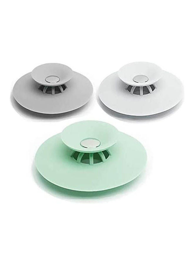 3Pcs Shower Drain Stopper Floor Drain Rubber Circle Silicone Plug For Shower Bathtub Plug Bathroom Leakage-Proof Drain Pvc Sink Basin Multicolour