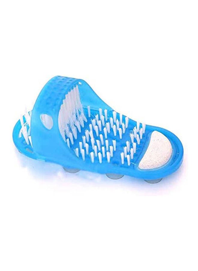 Easy Feet Foot Cleaner Easyfeet Foot Scrubber Brush Massager Clean Bathroom Shower Clean Blue Slippers Spa Blue - Image 1
