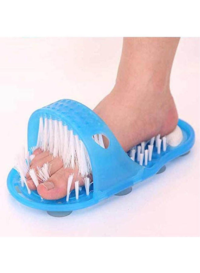 Easy Feet Foot Cleaner Easyfeet Foot Scrubber Brush Massager Clean Bathroom Shower Clean Blue Slippers Spa Blue - Image 2