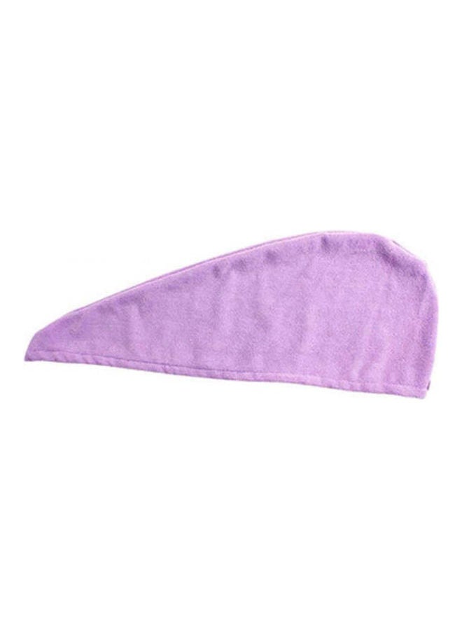 Quick Dry Hair Bathing Towel Purple - Image 1