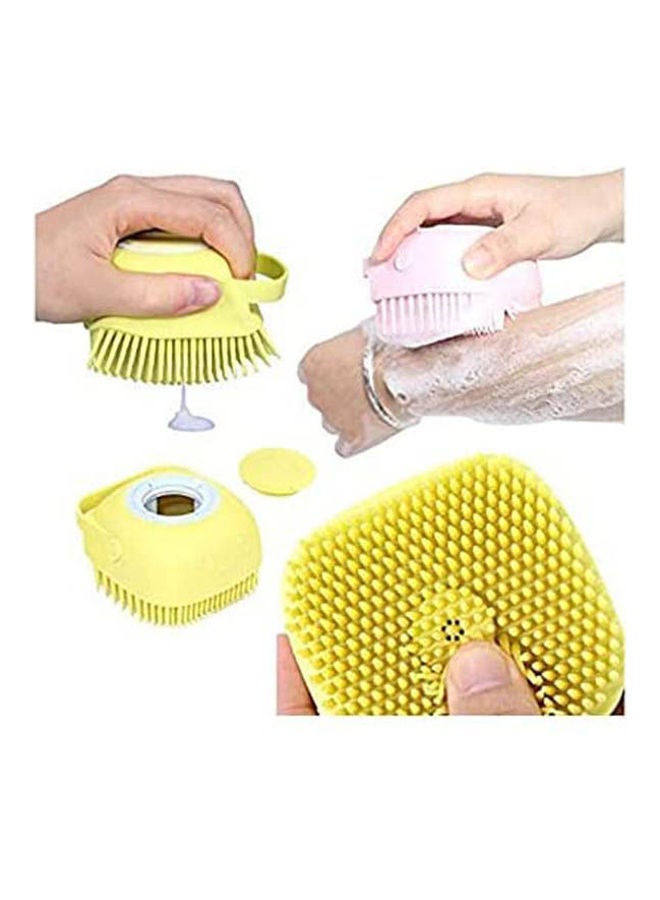 Generic A Silicone Shower Brush With A Soap Dispenser Multicolour  - Image 1