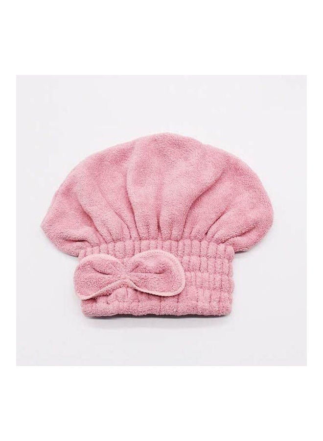 Quick Dry Hair Cap Hair Hat Hair Towel Hair Turban Bath Towel Home Hotel Wash Hair Pink