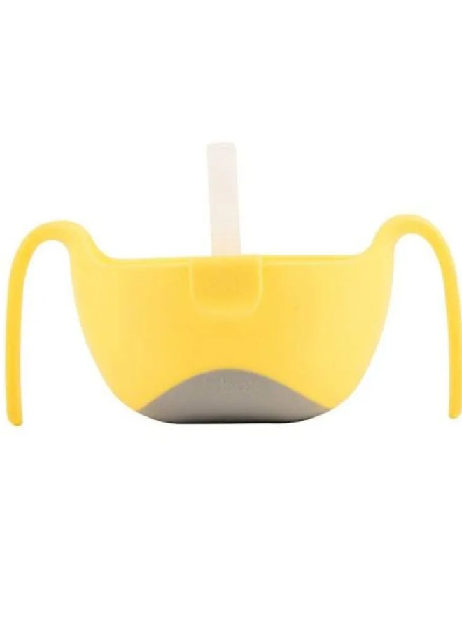 b.box XL Straw Bowl -Lemon 