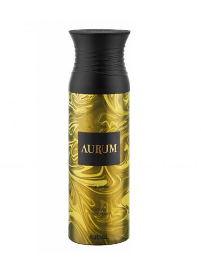 Ajmal Aurum Parfum Deodorant Gold/Black 200ml 