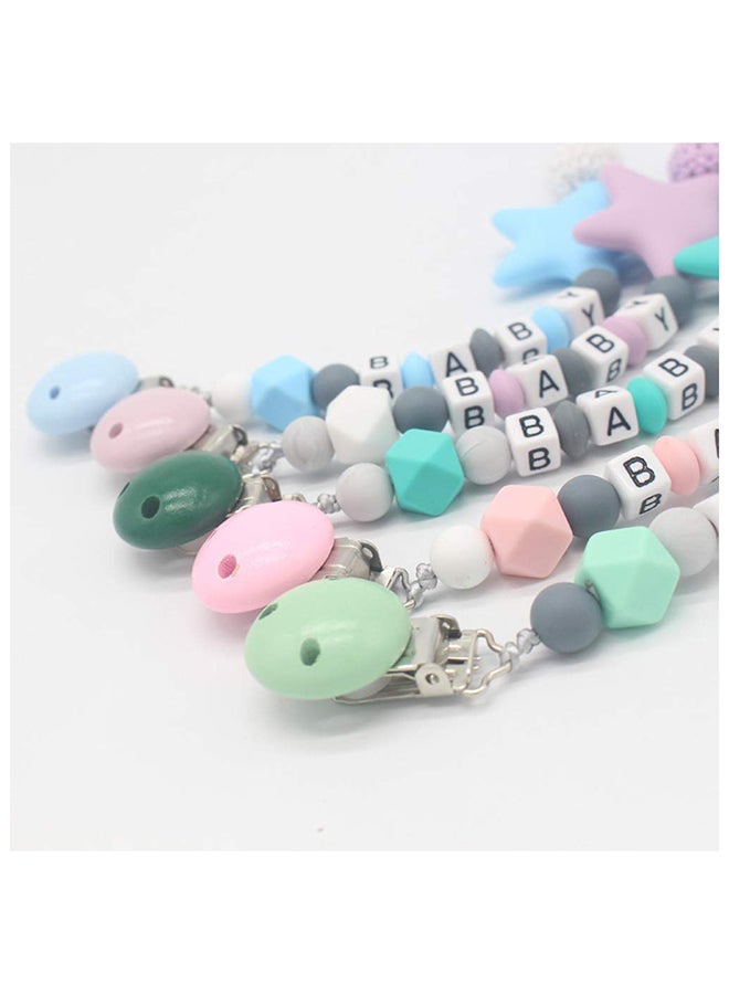 Handmade Pacifier Clips Holder Chain  - Image 4