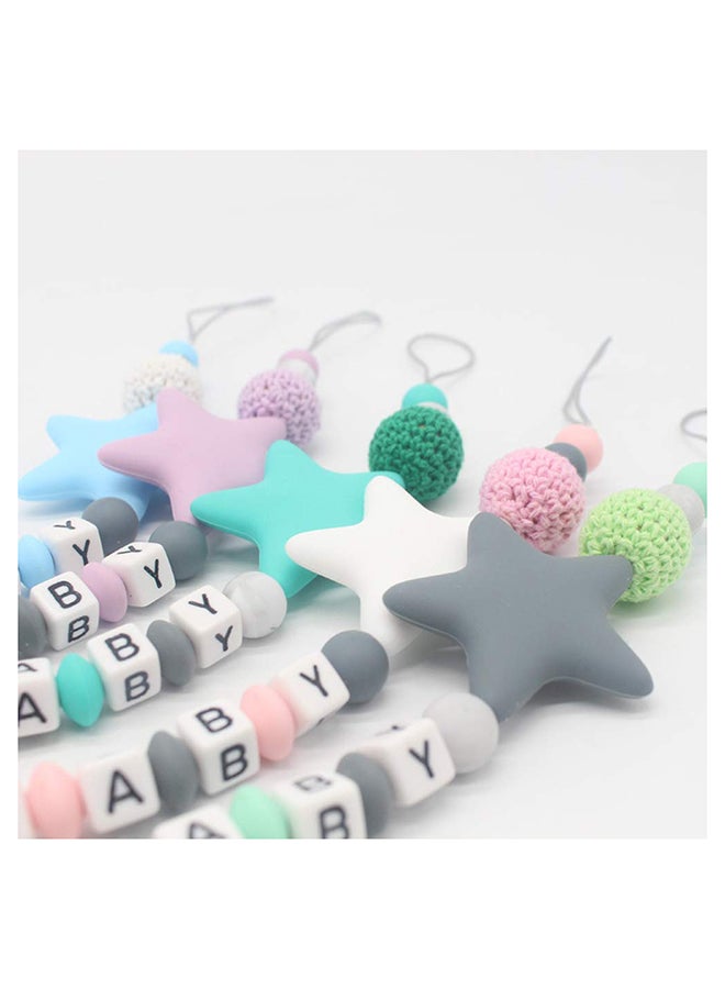 Handmade Pacifier Clips Holder Chain  - Image 5