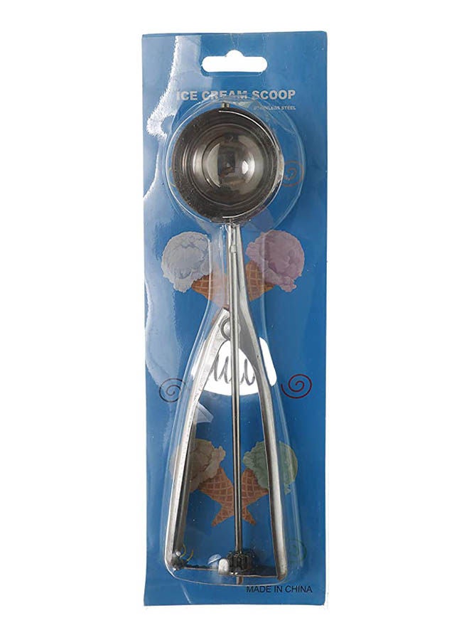 Stainless Steel Ice Cream Scoop Silver 