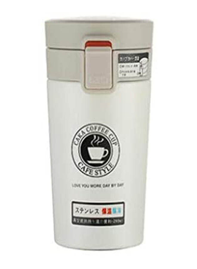 Premium Travel Coffee Mug Stainless Steel Thermos Tumbler Cups Vacuum Flask Water Bottle Tea Mug White 300grams  - Image 1