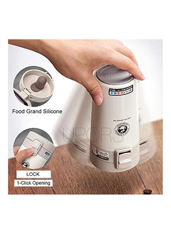 Premium Travel Coffee Mug Stainless Steel Thermos Tumbler Cups Vacuum Flask Water Bottle Tea Mug White 300grams  - Image 2