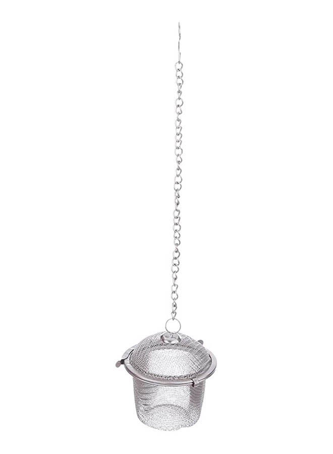 Agfa - Small Herbs Colander With A Cover Silver - Image 1
