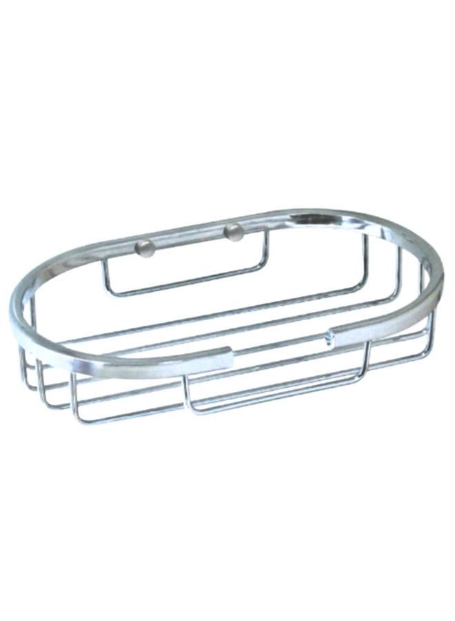 Siag Medium Silk Soap Holder Silver