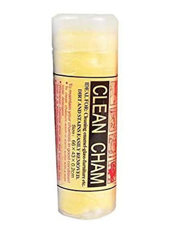 Pet Drying Towel Dog Cat Chamois Yellow 66x43cm - Image 1