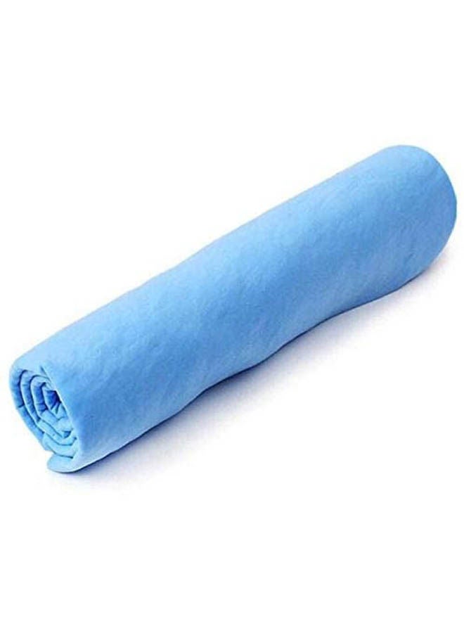 Generic - Pet Drying Towel Dog Cat Chamois Blue 66x43cm - Image 1