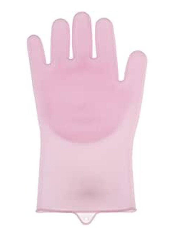 Oven Gloves Set 2 Pieces Pink - Image 1
