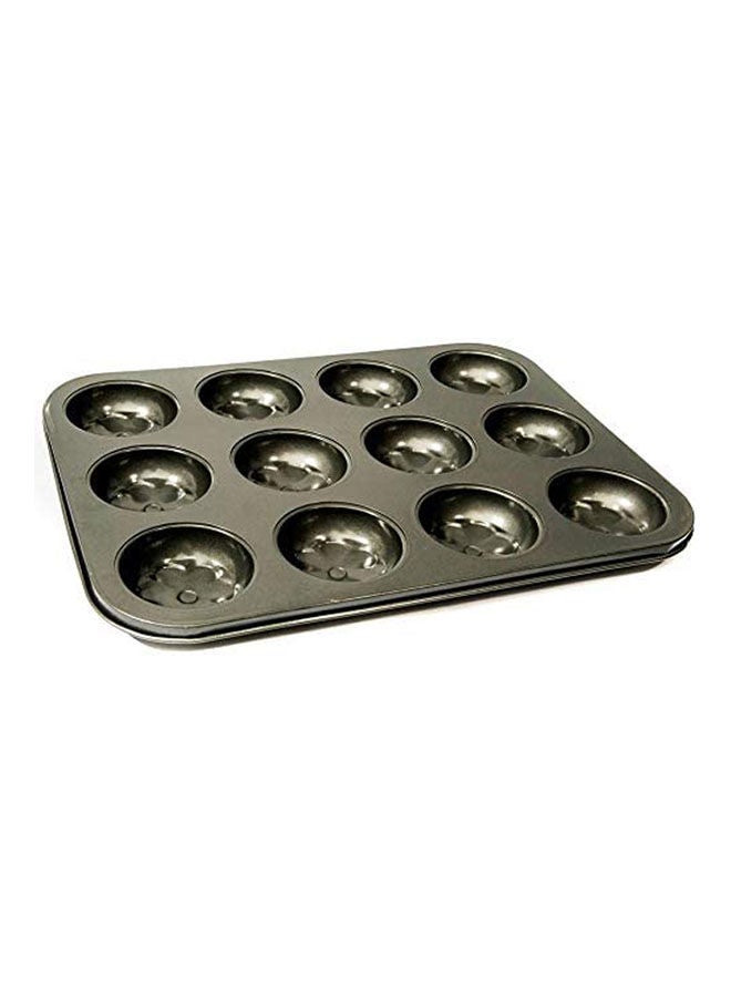Cake Mould Flower Design, 12 Pieces Bake Brown - Image 2